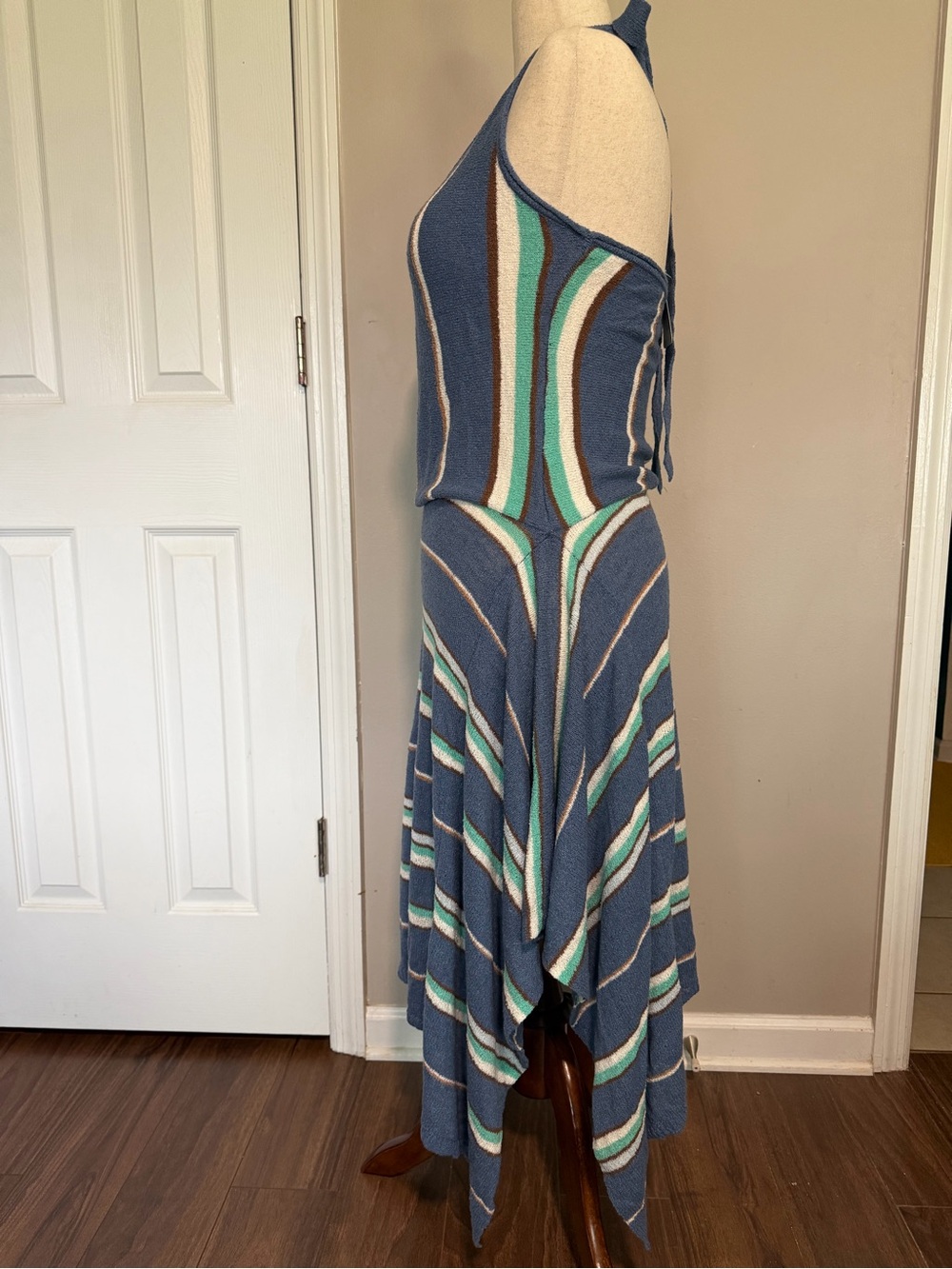 Free People - Free-est Asymmetrical Knit halter dress - Large - Picture 5 of 9